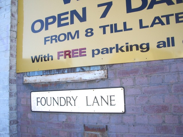 Foundry Lane sign.JPG